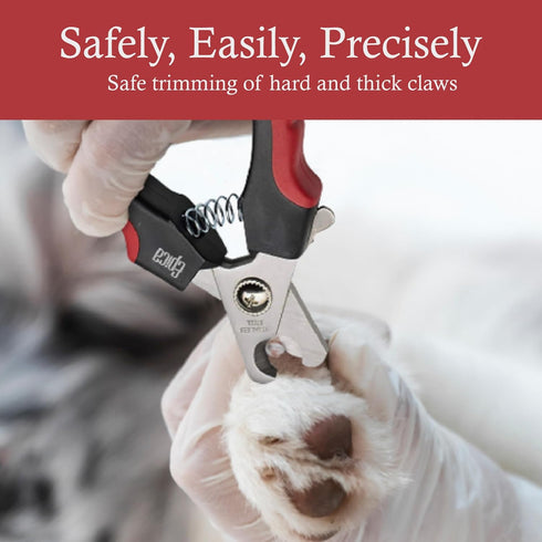 Epica Professional Dog Nail Clipper - Safe Grooming Clippers for Large Dogs, Cat Claw Trimmer with Safety Guard