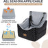 35 lbs, JOEJOY Elevated Dog Car Seat for Small/Medium Dogs up to Memory Foam Booster Seat with Detachable Washable