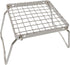 TreGoo Camp Grill with Foldable Legs - 304 Stainless Steel Grill Grate for Gas Stove, Ultralight Mini Campfire Stand,