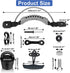 Kayak Carry Handles - Accessory Kit with T-Handle, 8 Feet Bungee Cord, Rivet Pad Eyes for Canoe