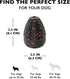 3.2" 2.5" Chew King Supreme Durable Rubber Dog Toy for Aggressive Chewers, Treat-Dispensing Heavy-Duty Chew Toy