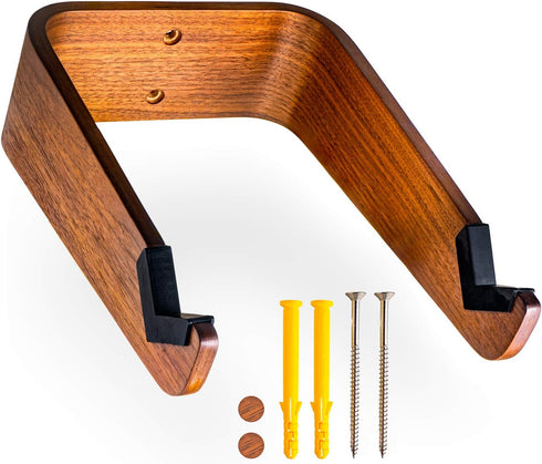 WOKK Wooden Bike Wall Mount - Horizontal Bicycle Rack for Home or Garage, Elegant Indoor Storage