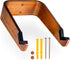 WOKK Wooden Bike Wall Mount - Horizontal Bicycle Rack for Home or Garage, Elegant Indoor Storage
