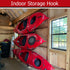 Heavy Duty Kayak Storage Hooks, 15.5 Inch Wall Mount Paddle Board Storage Rack, Surfboard Hanger