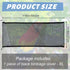Adjustable Bird Cage Netting Seed Catcher, Large Soft Breathable Mesh for Indoor Round Square Cages (Circumference