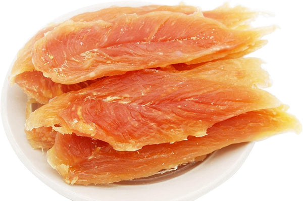 Chicken Jerky for Dogs, Rawhide Free Treats and Training Snacks for Small and Large Dogs, 0.5lb