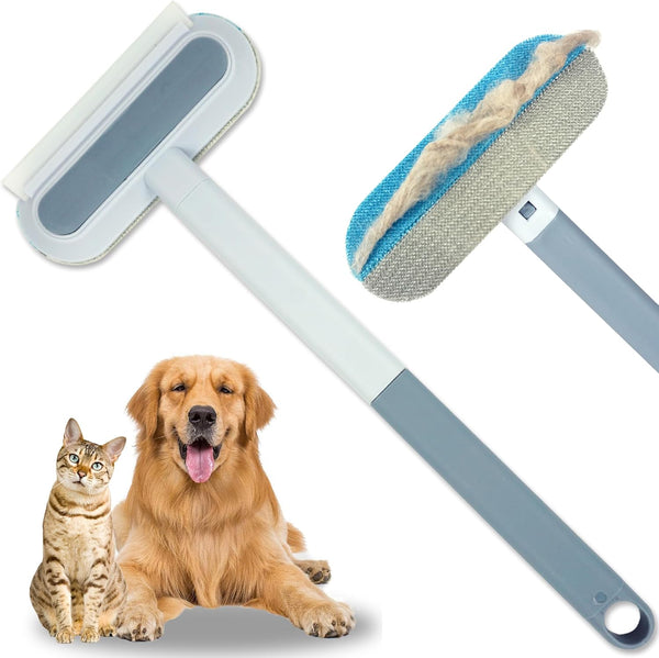 Pet Hair Removal Tool, 4 in 1 Multifunctional Broom for Dog and Cat Hair Removal from Couch, Carpet, Reusable