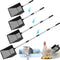 EXPAWLORER Large Chicken Poop Scooper,Adjustable Chicken Coop Rake with Stainless Steel Long