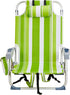 300lbs Folding Beach Chair for Adults, Outdoor Beach Portable Lawn Chair Camping High Back Chairs with Hard Armrest