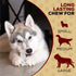 All Natural Dog Chew Treats, Premium Rawhide Chips, 1 Pound, Long Lasting Grass Fed Beef Hide