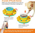 2 4.2 Inch Potaroma Dog Puzzle Toy Levels, Slow Feeder, Pup Food Treat Feeding Dispenser for IQ Training