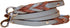 Leather Braided Dog Leash with Padded Handle, 4ft. x 1/2 Inch, Grey and Blue