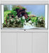 AWERT 36x24 inches Wood Aquarium Background, Seaweed River Bed & Lake Fish Tank Background, Seagrass Vinyl