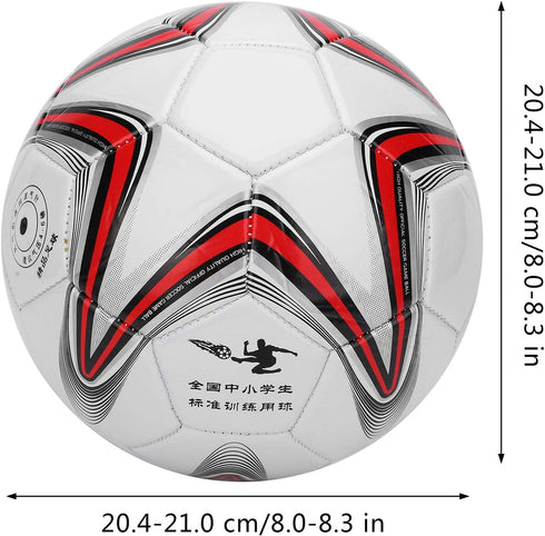 VGEBY Size 4 PVC Soccer Ball with Rubber Liner, Inflatable Monthly, Suitable for Professional and Amateur Training