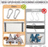 Hammock Trimmers, Trimming, ATESON Dog Grooming with Nail Clippers/Nail Dog Grooming Harness for Nail Pet Grooming