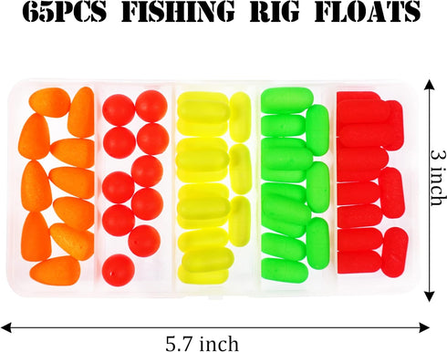 Pompano Rig Floats Fishing Floats Snell Floats for Surf Fishing, Live Bait Float, Walleye Rig Making Accessories