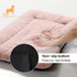 Dog Beds Crate Pad for Extra Large Dogs, Ultra Soft Washable Anti-Slip Kennel Pad, Pink, 48inch