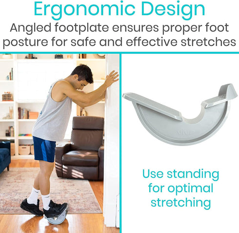 Vive Foot Rocker - Calf Stretcher for Achilles Tendinitis, Heel, Feet, Shin Splint, Plantar Fasciitis Pain Relief