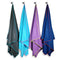Flow Hydro Sport Towel - Microfiber Quick Dry Swimming Towels for Water Sports, Navy, Medium Size