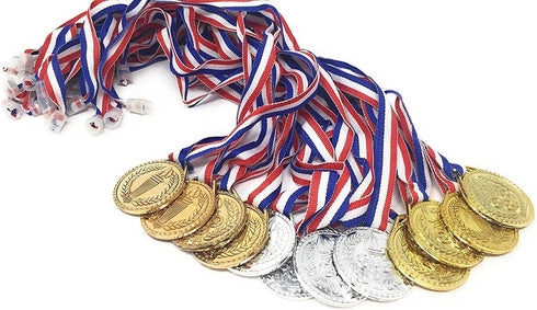 Torch Medals | Olympic Style Game Awards - Bulk 24 Pack