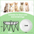 Ceramic Cat Bowls, 2 Pack - 10 oz Raised, Whisker Friendly, Anti-Vomiting Food Plates for Indoor Cats & Kittens