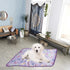 1 Pack 3 Puppy Blankets Fluffy Premium Fleece Cute Bone Print Warm Sleep Mat for Small Dogs & Cats, Small (23"x15")
