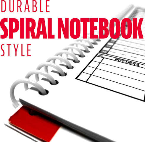 Franklin Sports MLB Baseball + Softball Scorebook - Official Coaching Scorekeeper for 25 Games