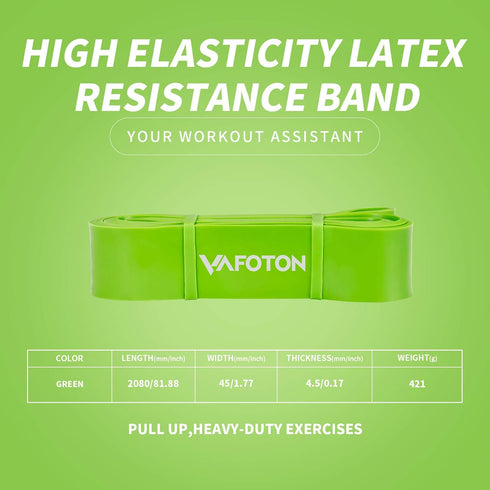 Pull up Assist Bands - Heavy Level Latex Resistance Band Loop for Strength Training and Home Gym Equipment