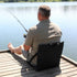 Fishing,15.8'' 16.5'',Lightweight Folding Stadium Seat Cushion with Backrest, Portable Bleacher Pad for Camping, x