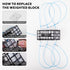 6 1 Crab Snare Traps with Loops, Ounce Galvanized Steel Block, Rectangular Crab Snare for Dungeness, Rock, Blue Crab