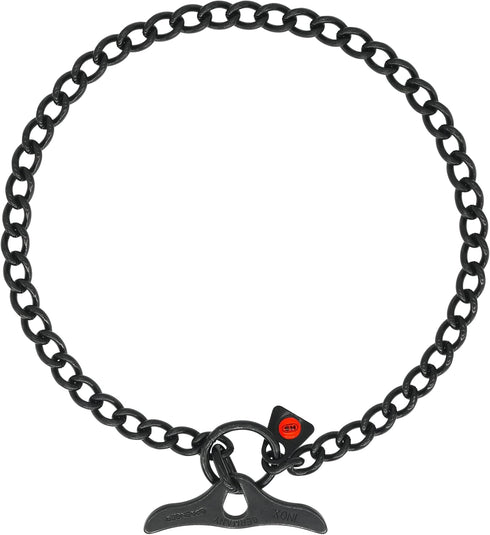 Herm Sprenger Black Stainless Steel Dog Training Collar, Toggle and Round Links, for Small Medium Large Dogs