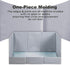 HQ4US 4LEGS Seamless, Dog Litter Box, Pee Pad Holder Foldable, Indoor Dog Potty Tray for Puppy & Medium Dogs, High