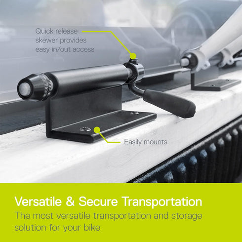 Original Bike Hitches by Delta Cycle - Securely Holds All Bicycles & Fits Any Flat Surface for Safe Transportation - Heavy Mountain Bikes, Road Bicycles & eBikes, Heat-Treated Aluminum by Delta Cycle & Home