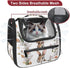 Travel-Friendly Transparent Bunny Rabbit Pet Carrier for Small Dogs and Kittens
