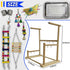 kathson Bird Playground,Parakeet Play Stand,Parrots Play Gym with Food Bowls,Cockatiel Playstand with Chewing&Exercise
