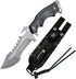 HX OUTDOORS Full Tang Camping Knife, Fixed Blade Survival Knife with Sheath for Outdoor, EDC, Hunting