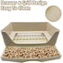 Chinchilla PINVNBY Rabbit Corner Litter Box with Drawer for Cage Small Animal Litter Pan Hanging Pet Feed Bowls Cage