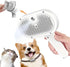 3-in-1 Cat Steam Brush Pet Grooming & Shedding Comb with Gentle Steam