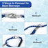 Heavy Duty Boat Tow Harness for Tubing, Water Sports Tow Rope for Boat Towables & Tubes with Quick Connector