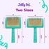 Jelly Pet Universal Slicker Brush for Dogs, Dog Grooming Brush, Remove Tangles and Dead Undercoat, Tuffer Than Tangles