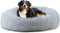 46'' Calming Dog Bed, Plush Anti-Anxiety Donut Bed for Large Dogs, Cozy Soft Round Washable Marshmallow Cuddler Nest