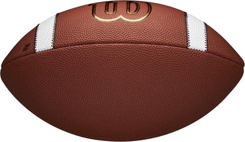 WILSON GST SpeedSkin Official Size Football - Brown