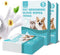 Portable Pet Bathing Wipes for Dogs & Cats, Extra Thick Grooming Glove Wipes for Daily Care, 2 Pack, 10 PCS