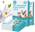 Portable Pet Bathing Wipes for Dogs & Cats, Extra Thick Grooming Glove Wipes for Daily Care, 2 Pack, 10 PCS