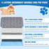 Generic 2 Pack (27.6" 31.5") Puppy Pads with Pheromones,Washable Puppy Pads for Dogs,Leak-Proof & Anti-Slip,Reusable