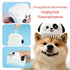 NOWANDBIRD 3PCS 2 Pet Grooming Kit Dog Bath Brush with Soap Dispenser & Finger Toothbrushes | Silicone Dog Shampoo