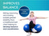 36 20, 350lbs BouncyBand Peanut Shaped Stability Ball x Holds up to Improve Balance and Focus with the Sensory Play
