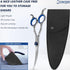 Curved Dog Grooming Scissors, 6.69 inches Round Tips Pet Grooming Shears for Dog Cat Hair Trimming