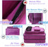 TOPOWN Ice Skate Bag, Roller Skates Bag for Men and Women, Premium Black Ice Skate Bag, Rose Red