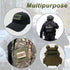 Large Security Patch PVC Subdued 8.5x3 inches for Tactical Vest Jackets Uniforms (Black and Gray)